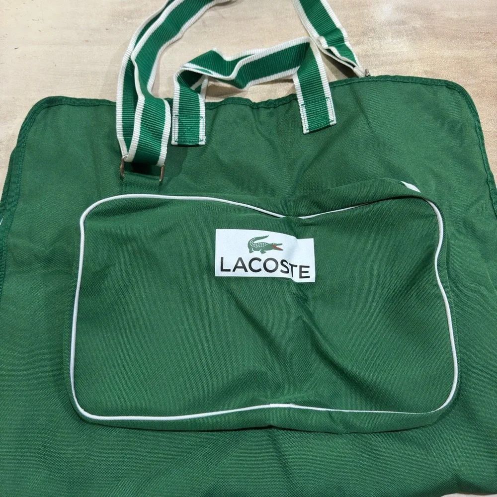 Lacoste Green Garment Bag New!